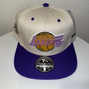 New Los Angeles  Lakers Mitchell & Ness 2009 NBA Final Fitted Hat size 7 5/8
